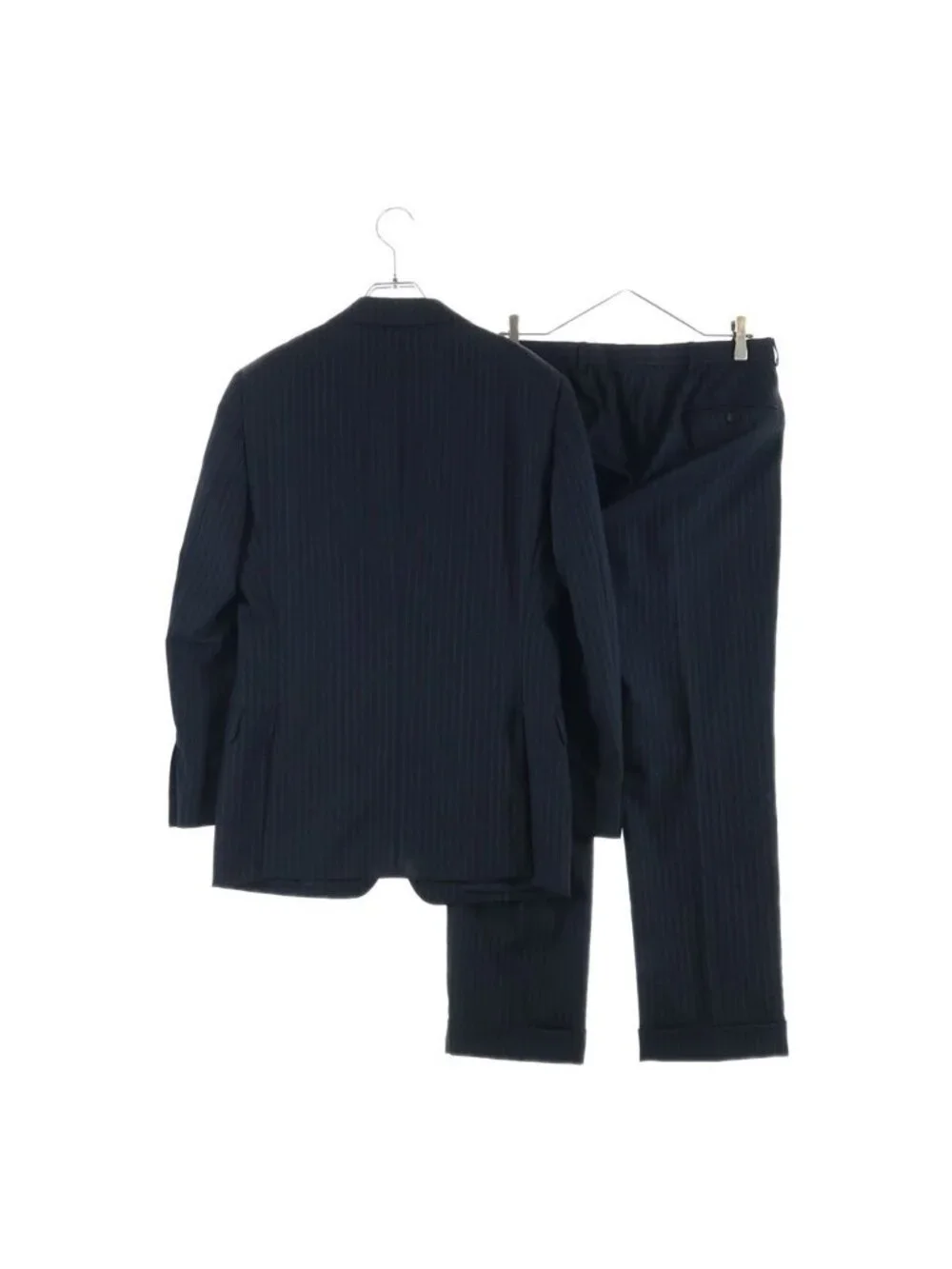 Gucci Side Vent Stripe Tailored Jacket Trousers Set Suit Black